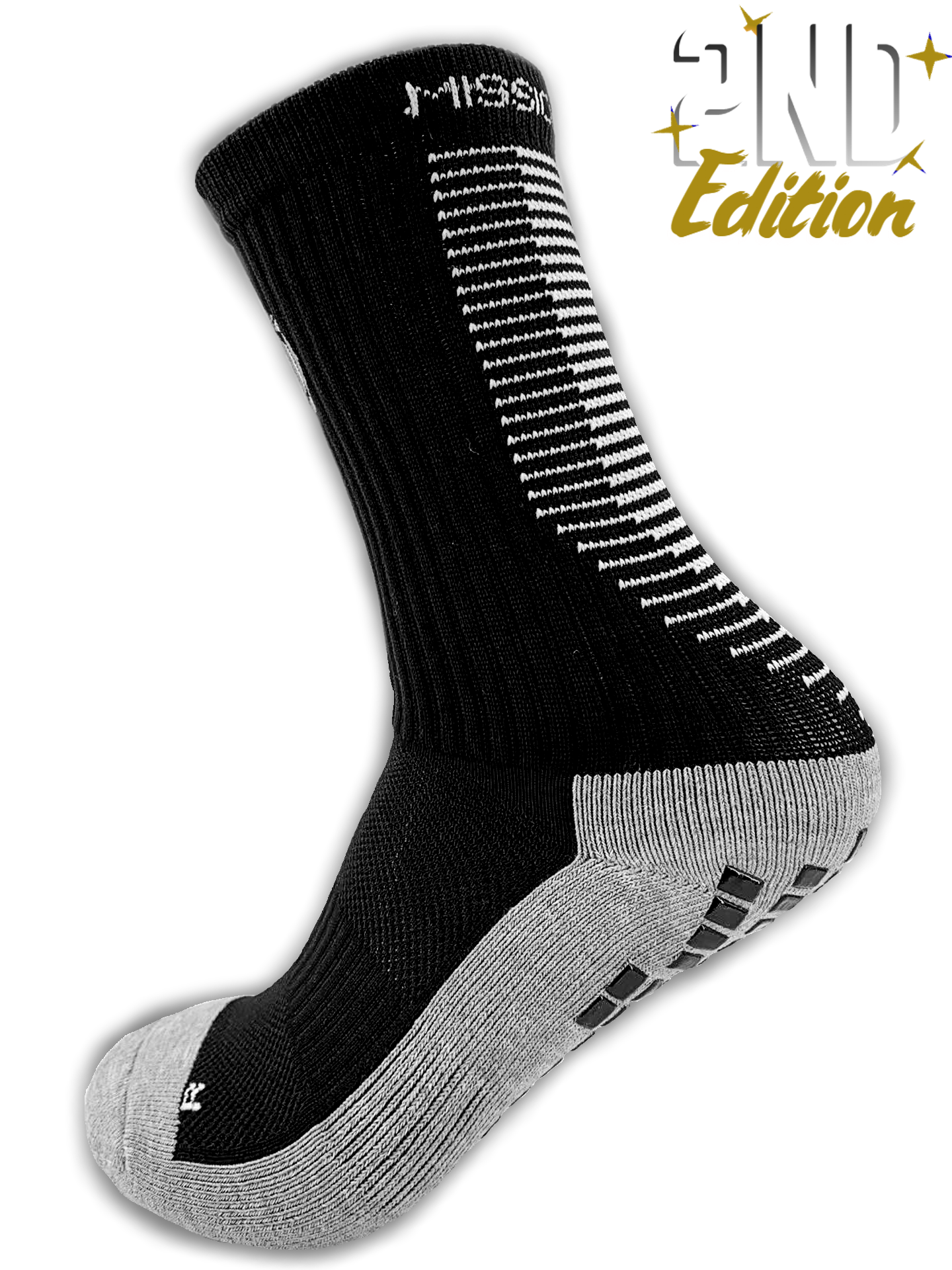 The Grip Sock Grip Socks, Leg Sleeves and Shin Guard Straps Bundle Set BLACK