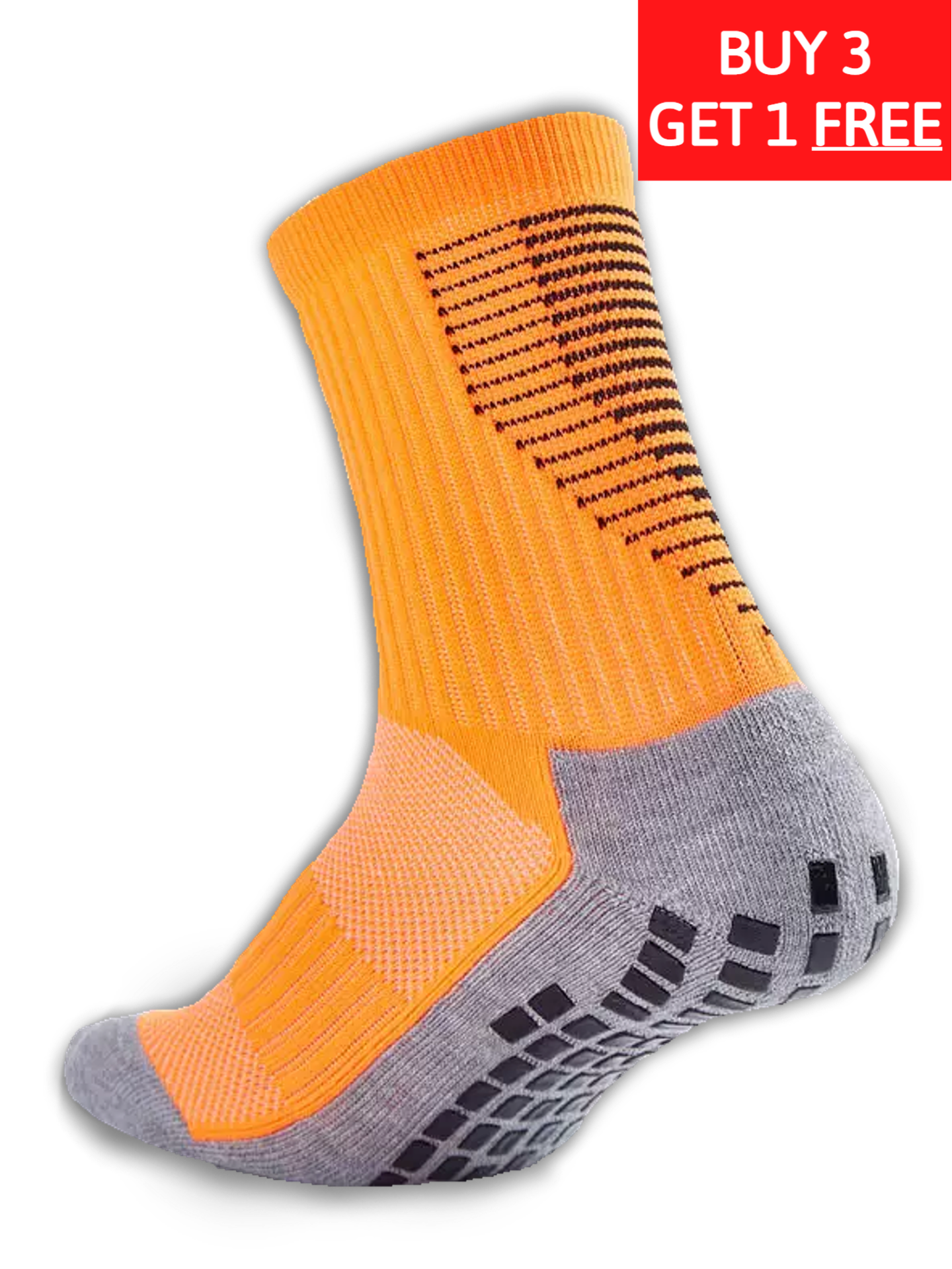 Orange | Grip Socks