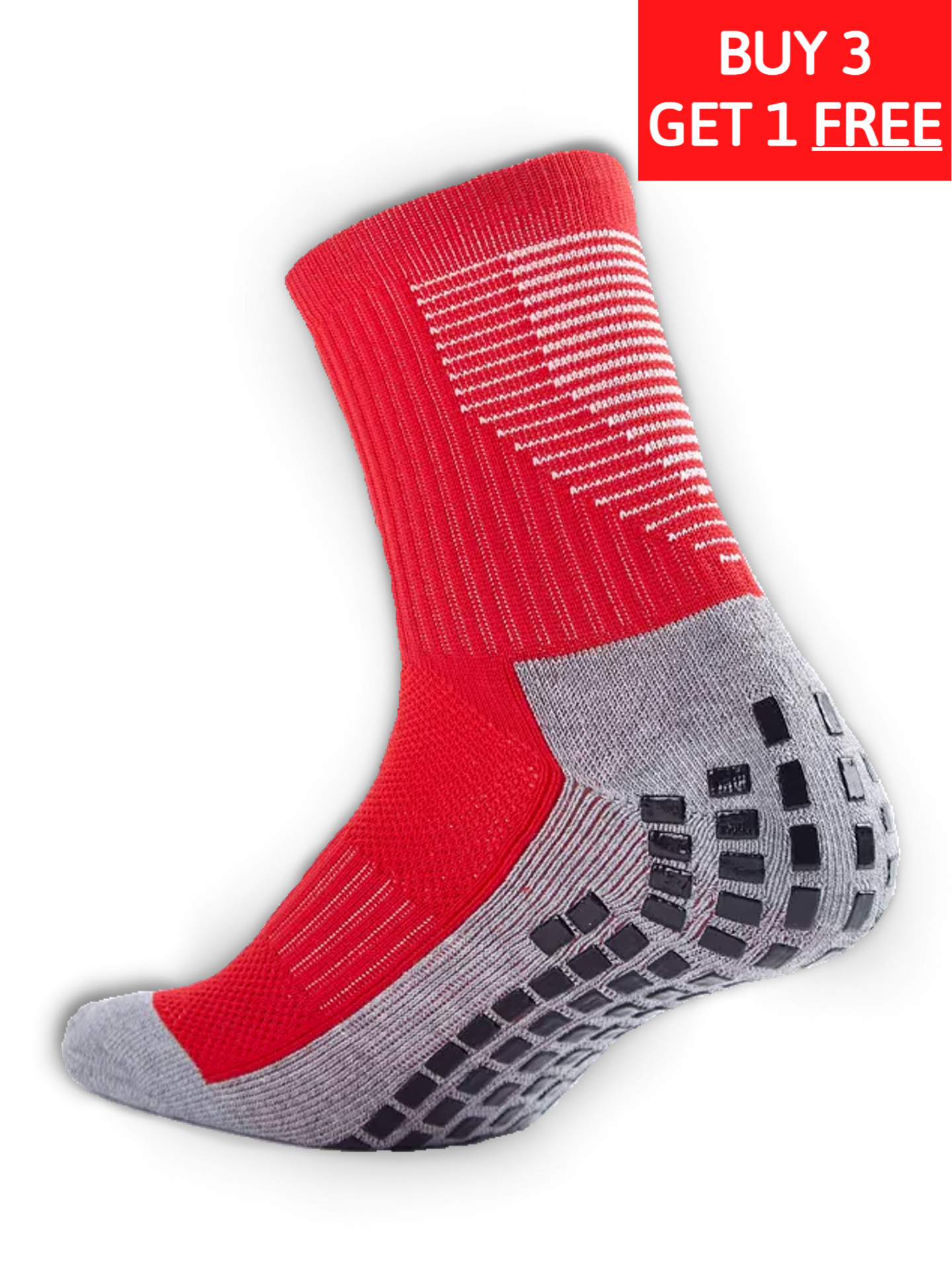 Red | Grip Socks